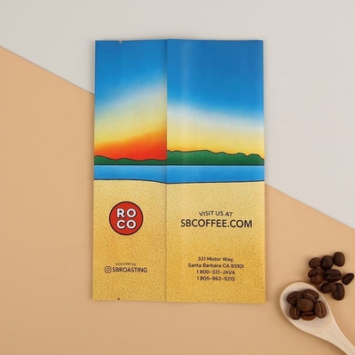 Impresión digital personalizada impresa Bolsa de papel de aluminio de plástico Bocadillo de café Bolsa sellada de tres lados Bolsa plana Bolsa trasera Bolsa sellada