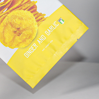 Impresión digital personalizada impresa Bolsa de papel de aluminio de plástico Bocadillo de café Bolsa sellada de tres lados Bolsa plana Bolsa trasera Bolsa sellada