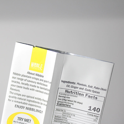 Impresión digital personalizada impresa Bolsa de papel de aluminio de plástico Bocadillo de café Bolsa sellada de tres lados Bolsa plana Bolsa trasera Bolsa sellada