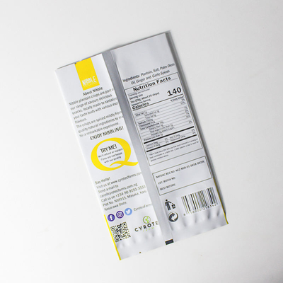 Impresión digital personalizada impresa Bolsa de papel de aluminio de plástico Bocadillo de café Bolsa sellada de tres lados Bolsa plana Bolsa trasera Bolsa sellada