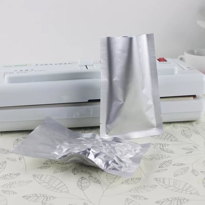 Bolsa sellada de 3 lados personalizada de 9 * 13, bolsa de papel de aluminio, bolsa de envasado al vacío con cinta rasgable