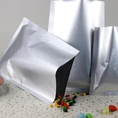 Bolsa sellada de 3 lados personalizada de 9 * 13, bolsa de papel de aluminio, bolsa de envasado al vacío con cinta rasgable