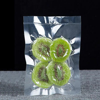 Bolsa de vacío de nylon transparente de venta al por mayor impresa a medida Bolsa transparente de un lado para carne o verduras