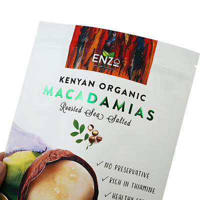 Bolsas Premium Stand-Up con Impresión de Logotipo Privado Personalizado Empaquetado Bolsa de Aluminio Stand Up para Envasado de Alimentos