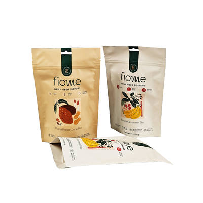 Custom Laminated Stand Up Pouch Food Grade Candy Snacks Nuts Packaging Bag With Zipper Ziplock Bags