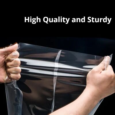 Ventas directas de fábrica de bolsas de envasado de alimentos selladas de nylon de tres lados, bolsas de alimentos de vacío transparentes, bolsas de plástico PE, 100pcs