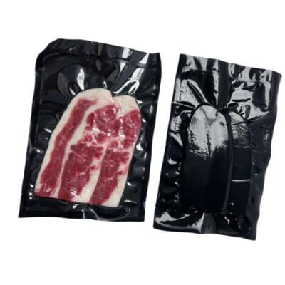 Productos de carne congelados Embalaje al vacío Bolsa transparente para cocinar al vapor Bolsa transparente para carne