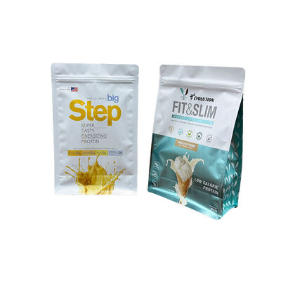 Bolsa con cierre de cerradura impresa a medida para envases de alimentos para bocadillos Dulces en polvo Nueces secas Especias en polvo Azúcar