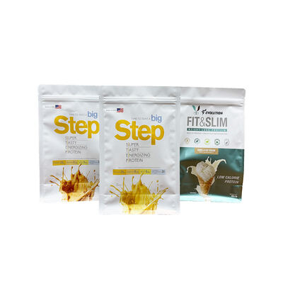 Bolsa con cierre de cerradura impresa a medida para envases de alimentos para bocadillos Dulces en polvo Nueces secas Especias en polvo Azúcar