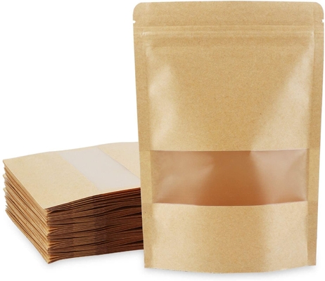 La cecina Kraft se levanta las bolsas que embalan la cremallera modificada para requisitos particulares comida