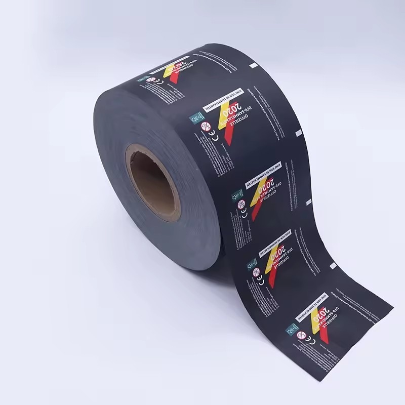 Impresión personalizada de papel plástico laminado selladura térmica flexible de rollo de película para alimentos