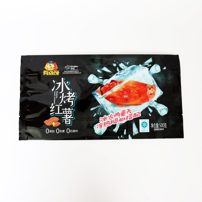Bolsas personalizadas Embalaje de alimentos Bolsas de sello trasero para alimentos congelados