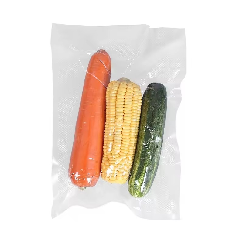 YC Venta al por mayor Compostable Vacuum Bagging Film Vegetales Bolsas de almacenamiento de alimentos Bolsas de sello al vacío