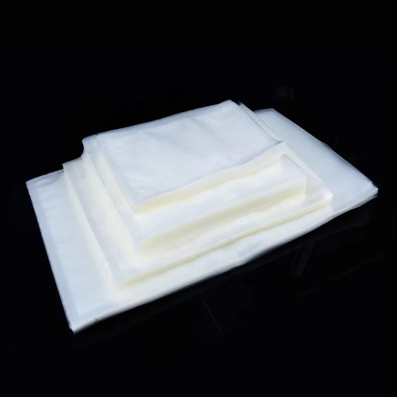 Bolsas de sellador de vacío transparente de gran tamaño para ahorro de alimentos Embalaje de plástico de nylon Bolsa de sellador de vacío transparente grande