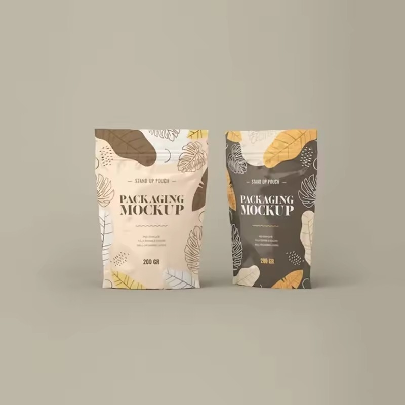 Embalaje de grado alimenticio resealable Bolso de pie de superficie de cerradura con bolso de café de cerradura con papel de válvula