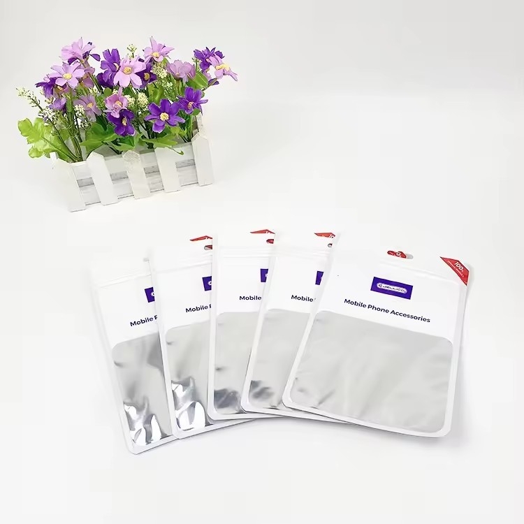 Bolsas impermeables personalizadas de alta calidad de bolsas mini con sello de tres lados bolsas de embalaje de plástico bolsas de aluminio.