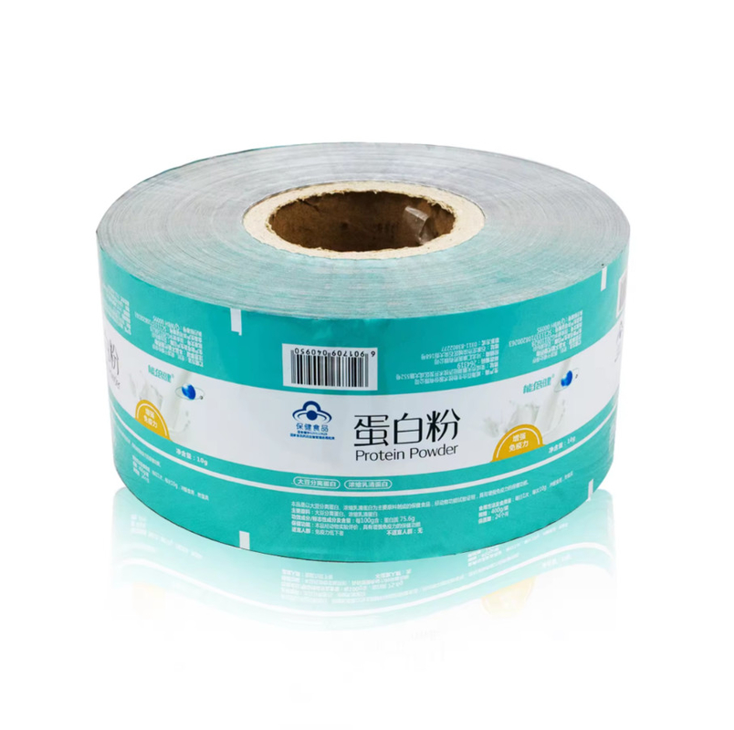 Envasado de alimentos Rollo de película de embalaje de capas compuestas Rollo de película de embalaje automático Rollo de plástico Embalaje de caramelo Rollo de película