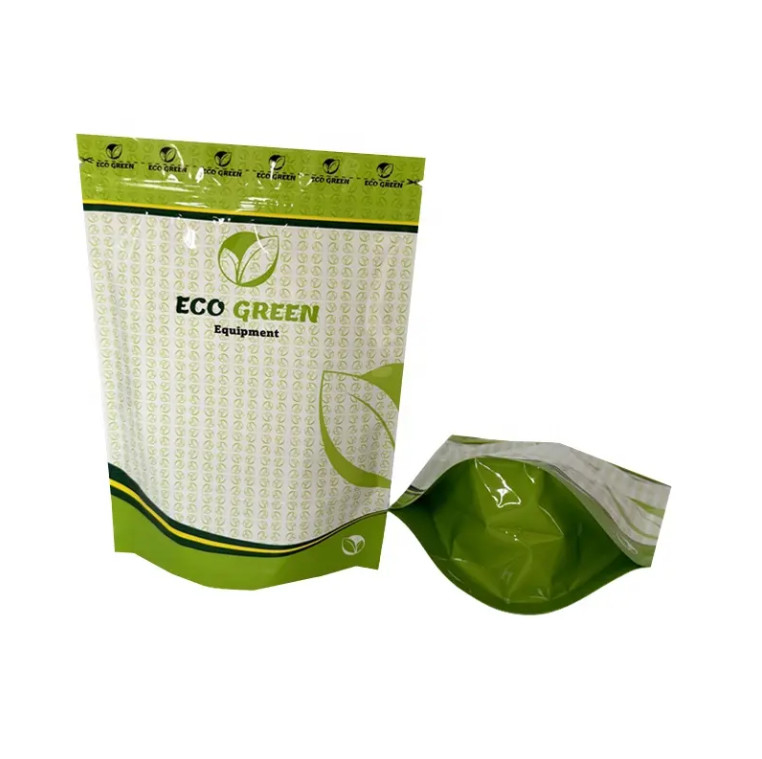 Embalaje de semillas de chía impreso a medida Bolsa de ziplock de Mylar Embalaje de fertilizante de aluminio Bolsas de papel de aluminio