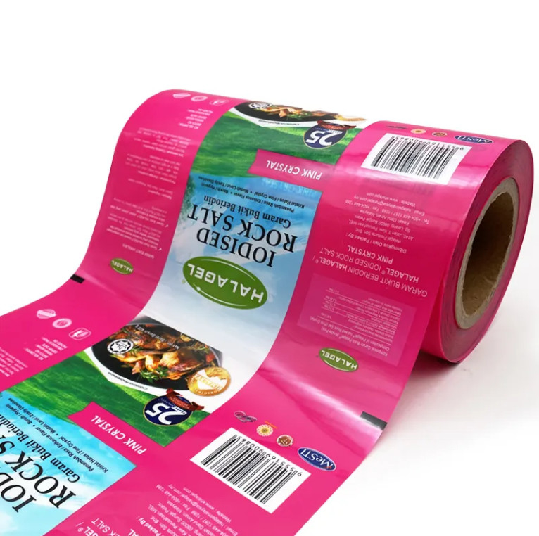 Película impresa a medida Perfume Embalaje de alimentos Proveedor de calidad alimenticia Opp Película de polvo de plástico para alimentos