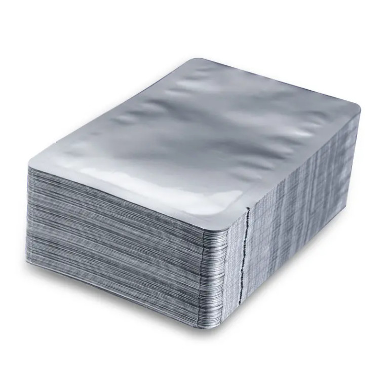Calidad de alimento de plata autoclave de vacío de calor sellable de aluminio plano de papel Mylar bolsa de apertura superior de embalaje de alimentos a granel Retort bolso de almacenamiento