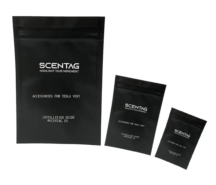 Bolso de sello de 3 lados con logotipo personalizado de venta al por mayor Bolso de embalaje sellado por calor de nueces de café alimentos de hoja de té blanca Bolso de embalaje sellado por calor