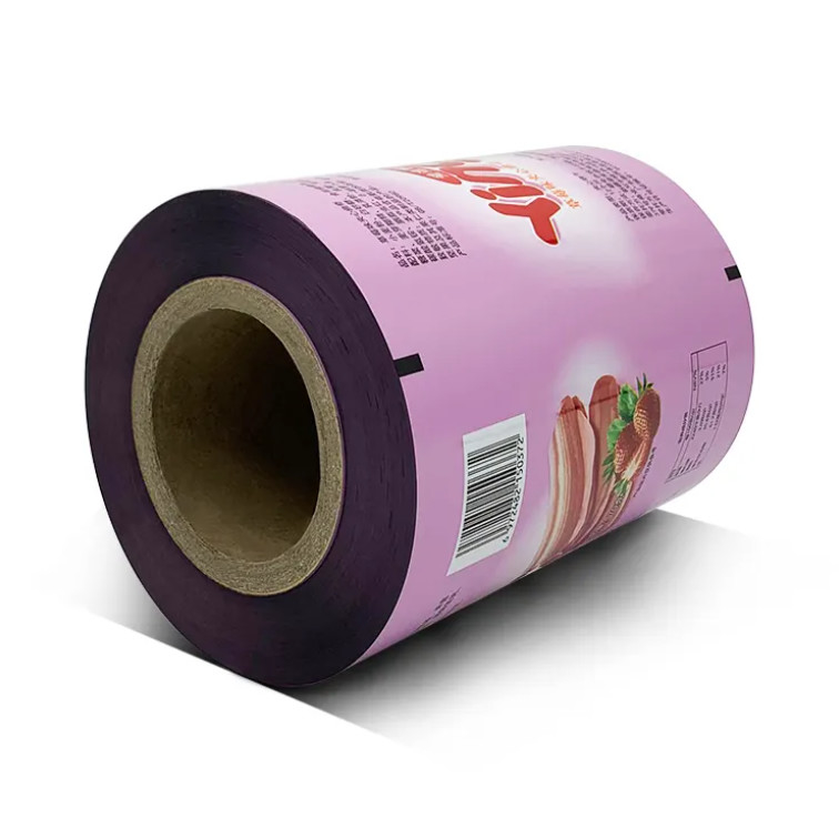 Calidad alimenticia Embalaje flexible Película laminadora PET Película laminada de plástico Forma de rollo Impreso A prueba de humedad Blanda personalizada