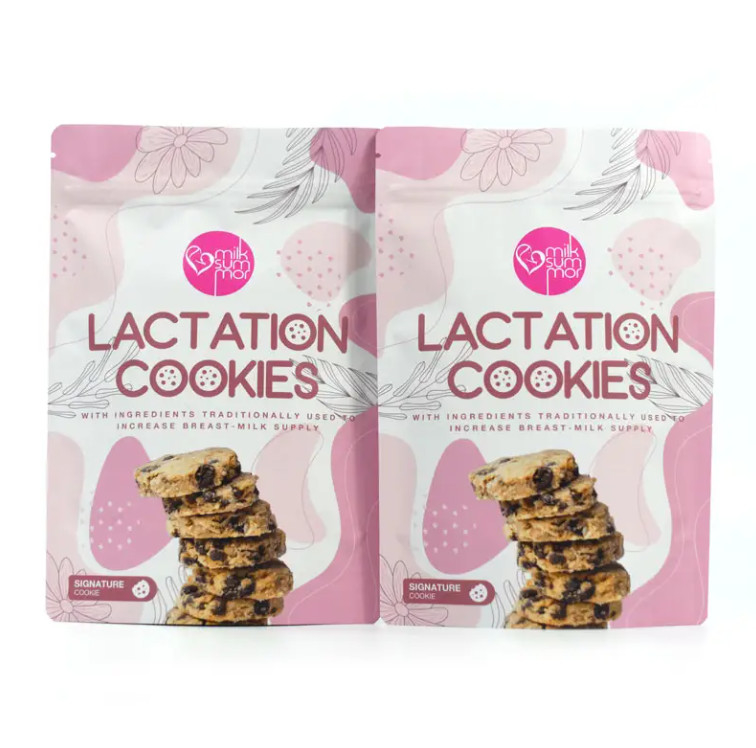 Propiedad Impreso A prueba de olor Ziplock 3.5g 500 gramos Comestibles Biscoitos gomosos Embalaje Stand Up Bolso de galletas Bolsas Mylar