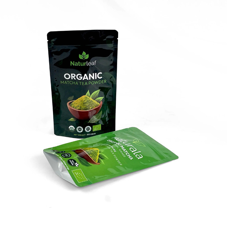 Bolsa de pie personalizada Embalaje de alimentos Frutas secas Bocadillos Bolsa de caramelo Bolsa de plástico laminado de aluminio