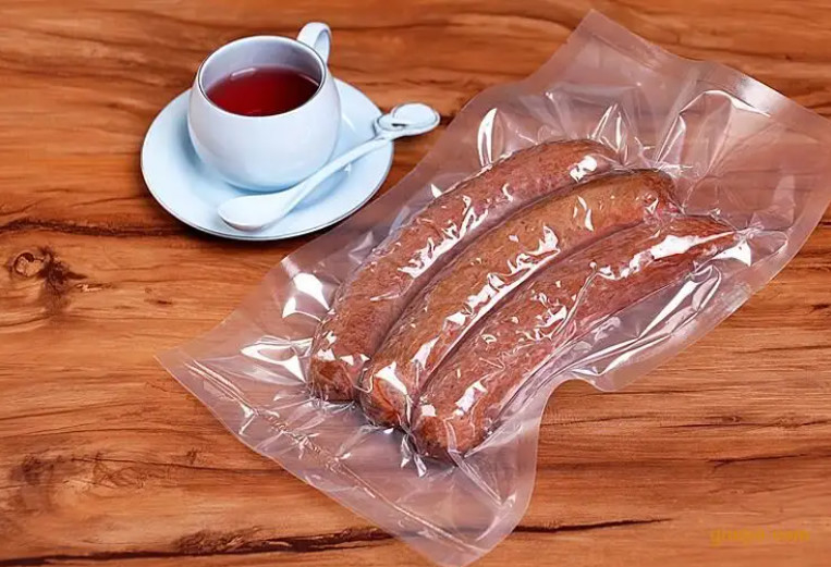 Cubierta de alimentos de mantenimiento fresco con vacío de sellado de alimentos con vacío de seguridad con bolsa de sellado de vacío y película de rollo con bombaje seco y bolsas transparentes a prueba de humedad