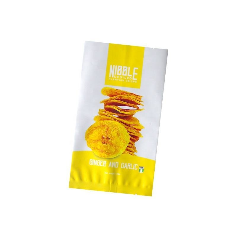 Impresión digital personalizada impresa Bolsa de papel de aluminio de plástico Bocadillo de café Bolsa sellada de tres lados Bolsa plana Bolsa trasera Bolsa sellada