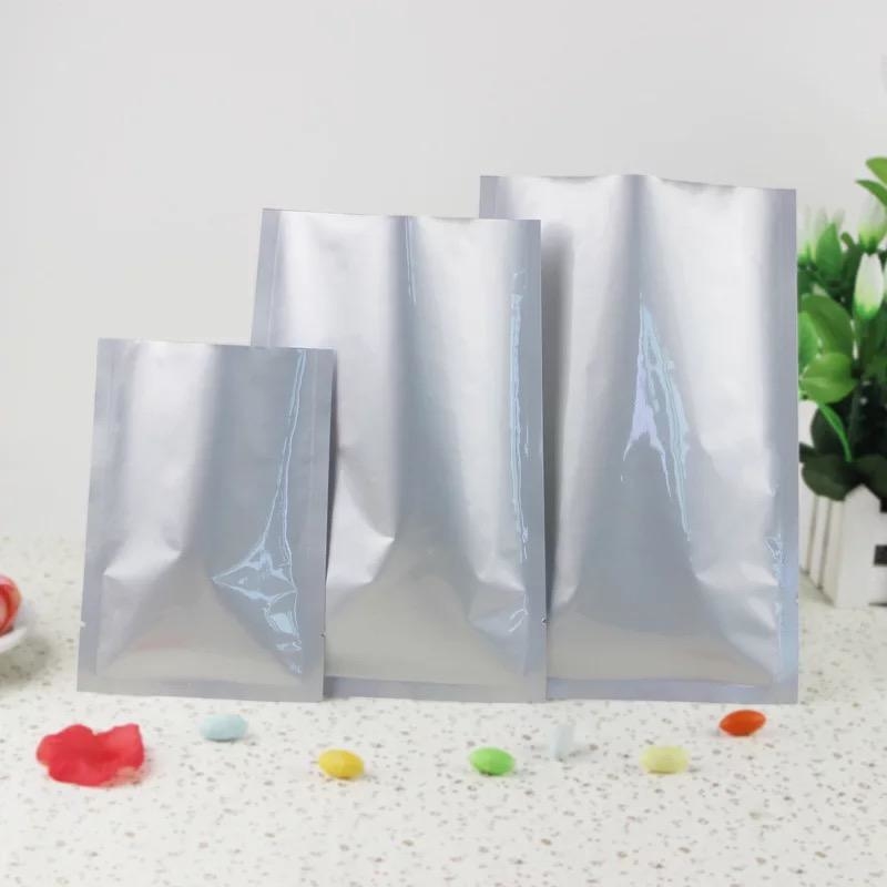Bolsa sellada de 3 lados personalizada de 9 * 13, bolsa de papel de aluminio, bolsa de envasado al vacío con cinta rasgable