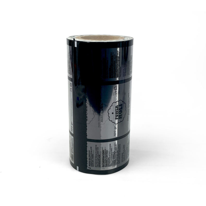 Embalaje de alimentos de material compuesto suave y a prueba de humedad Película de plástico para caramelos, bocadillos, galletas Embalaje flexible Película de bolsillo